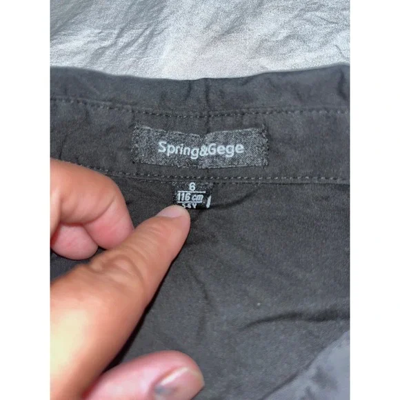 Lightning McQueen Mater Black Button Down Shirt Size 6 - Picture 2 of 3